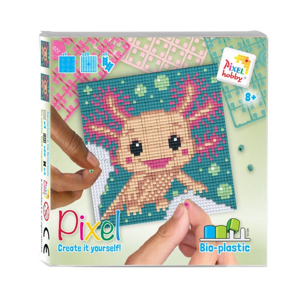 Kit 4 mini plaques axolotl