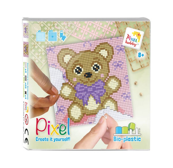 Kit 4 mini plaques ourson