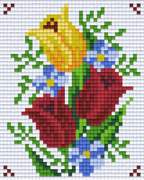 Kit 1 Plaque Fleurs