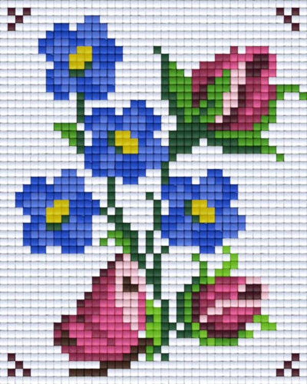 Kit 1 Plaque Fleurs