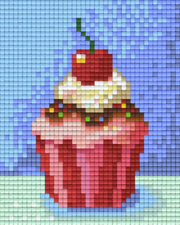 Kit 1 Plaque Cupcake