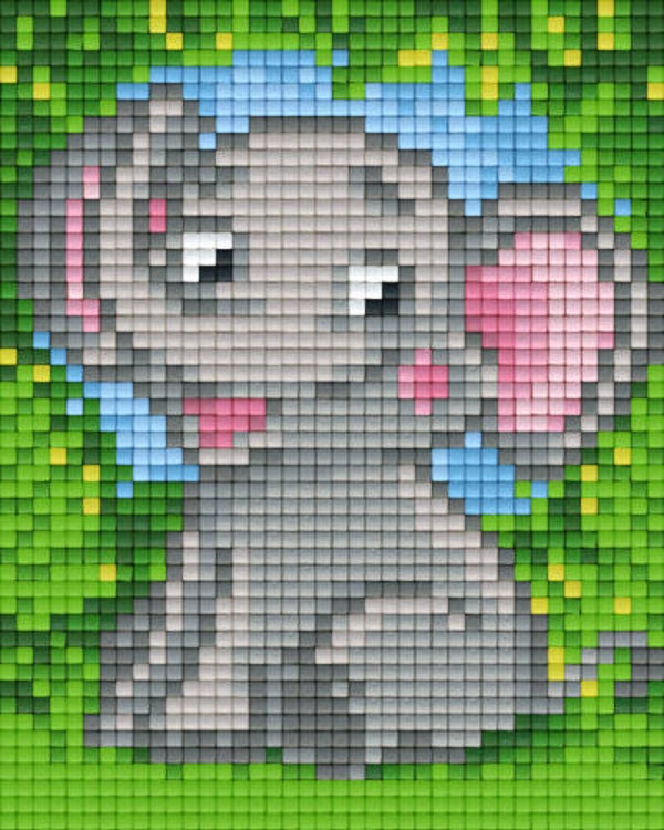 Kit 1 Plaque Elephant