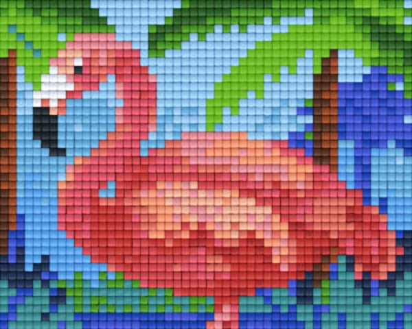 Kit 1 Plaque Flamant Rose