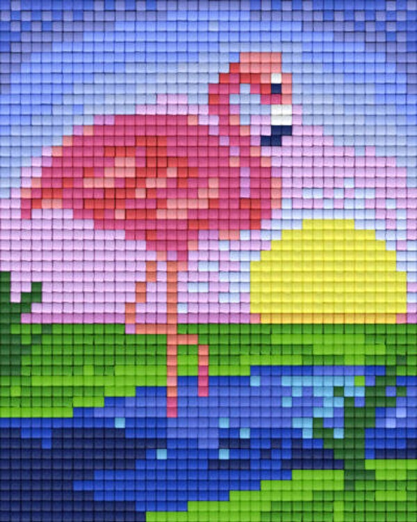 Kit 1 Plaque Flamant Rose