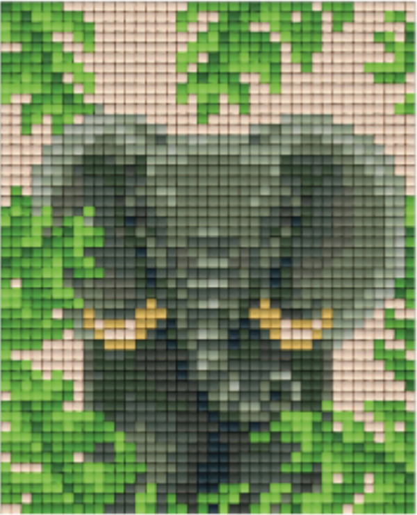 Kit 1 Plaque Elephant