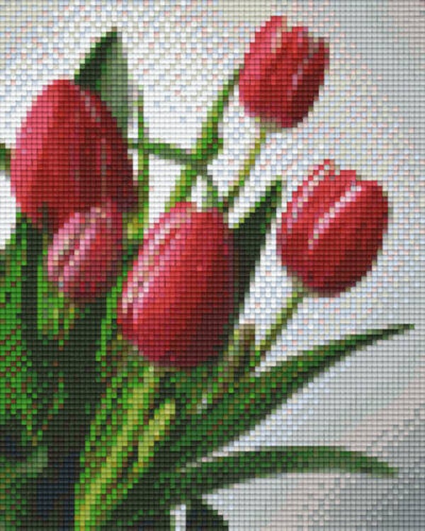 Kit 4 Plaques Fleurs