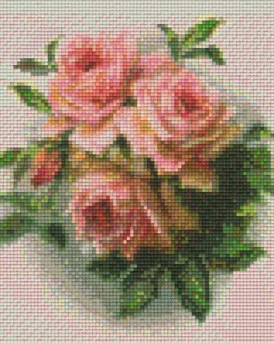 Kit 4 Plaques Fleurs