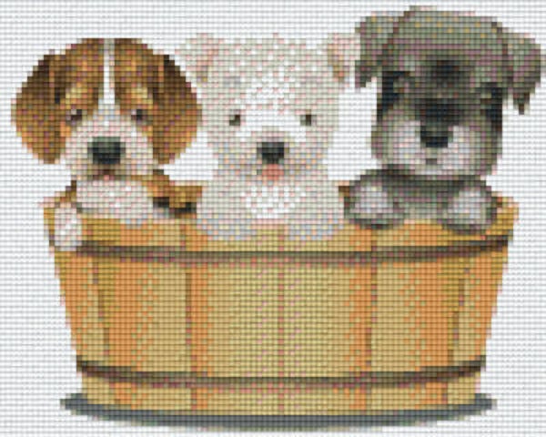 Kit 4 Plaques Chiens