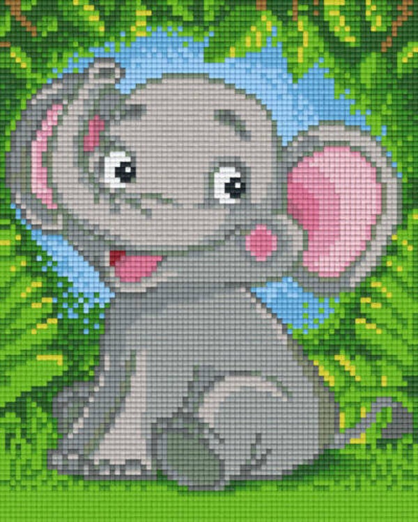 Kit 4 Plaques Eléphant