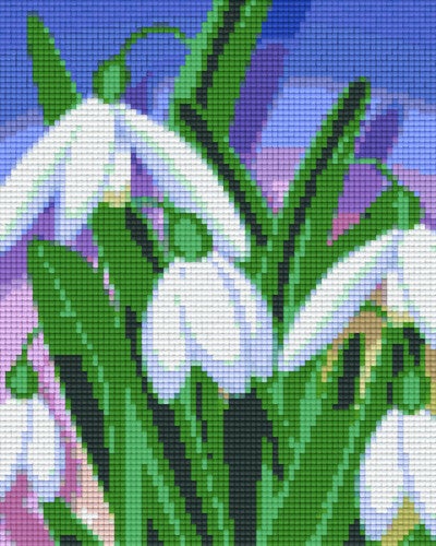 Kit 4 Plaques Fleurs