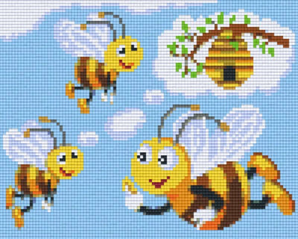 Kit 4 Plaques Abeilles