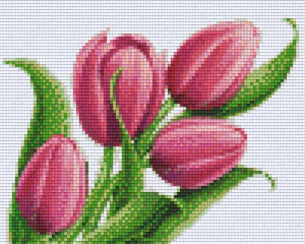 Kit 4 Plaques Fleurs
