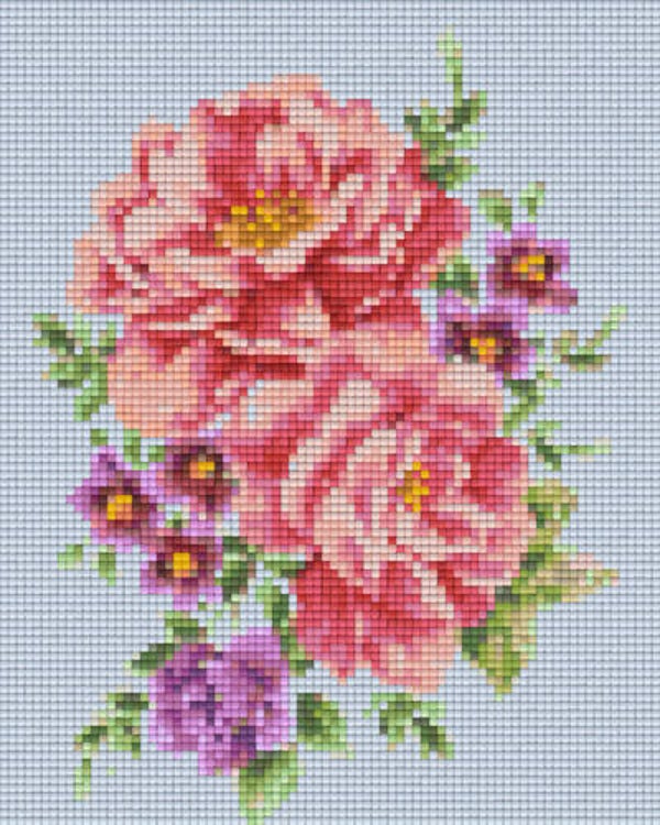 Kit 4 Plaques Fleurs
