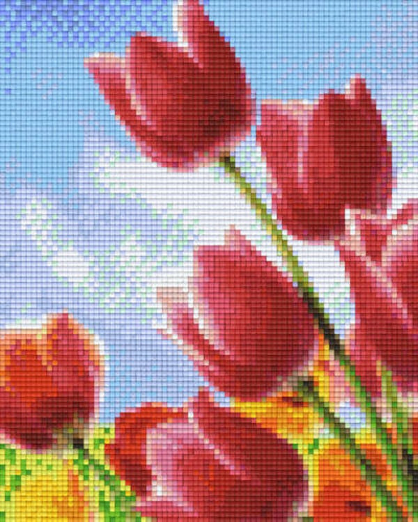 Kit 4 Plaques Fleurs