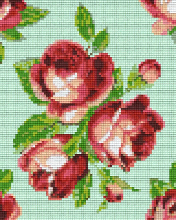 Kit 4 Plaques Fleurs