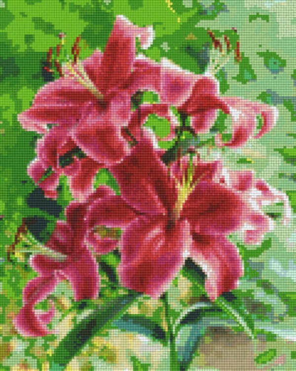 Kit 9 Plaques Fleurs