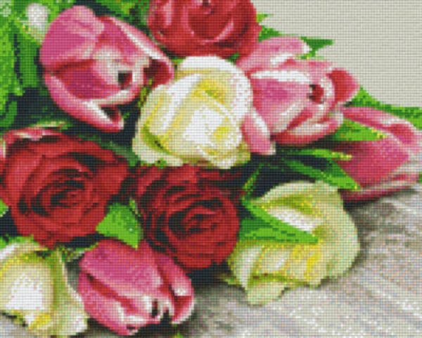 Kit 9 Plaques Fleurs