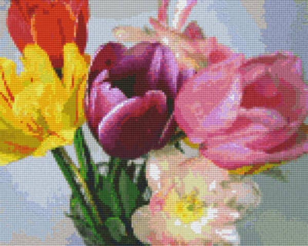 Kit 9 Plaques Fleurs