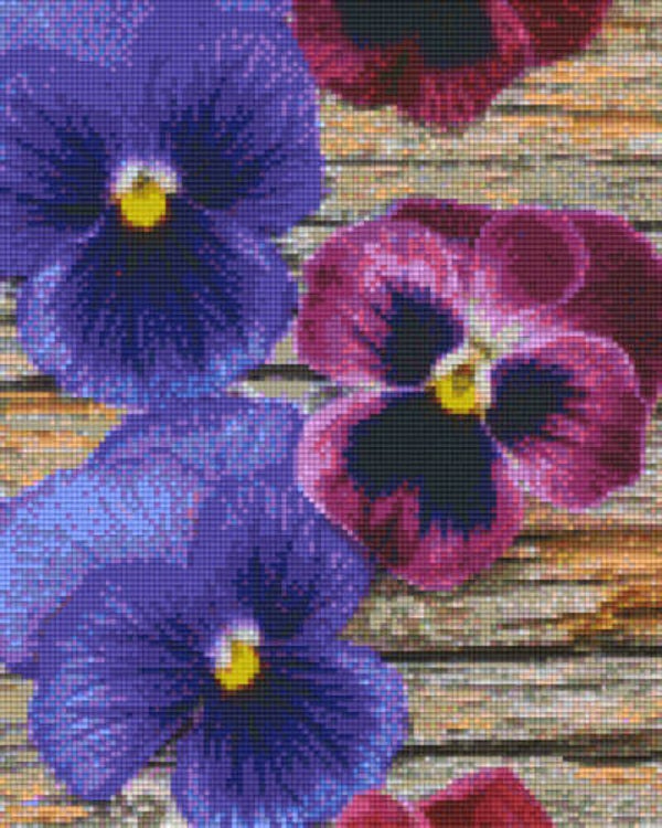 Kit 9 Plaques Fleurs