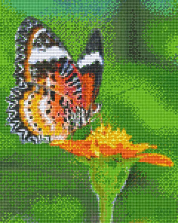Kit 9 Plaques Fleur Papillon