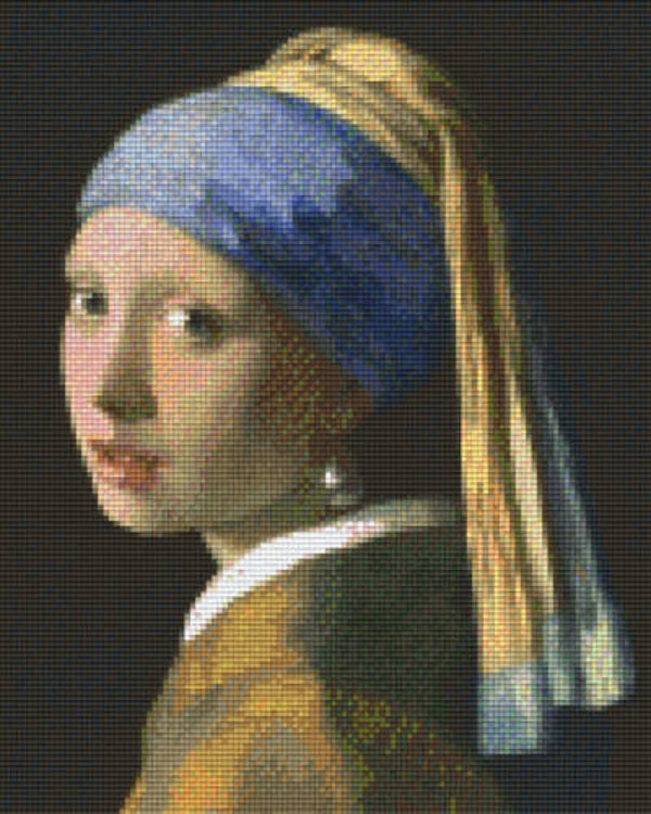 Kit 9 Plaques La Jeune Fille à La Perle