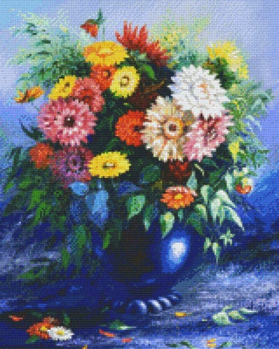 Kit 16 Plaques Fleurs