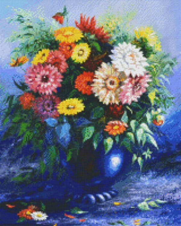 Kit 16 Plaques Fleurs
