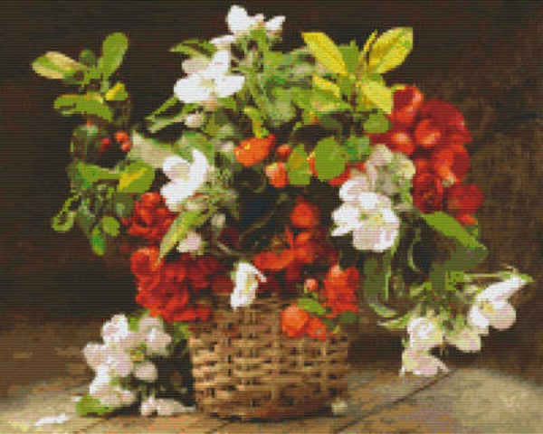Kit 16 Plaques Fleurs