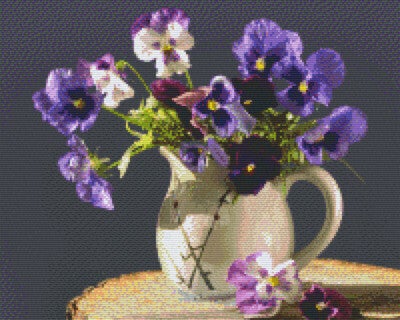 Kit 16 Plaques Fleurs