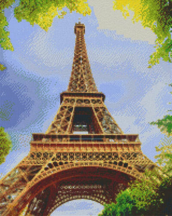 Kit 16 Plaques Tour Eiffel