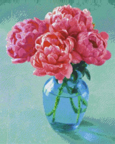 Kit 16 Plaques Fleurs