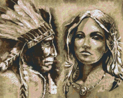 Kit 16 Plaques Indiens