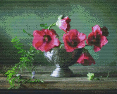 Kit 16 Plaques Fleurs