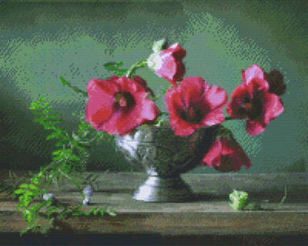 Kit 16 Plaques Fleurs