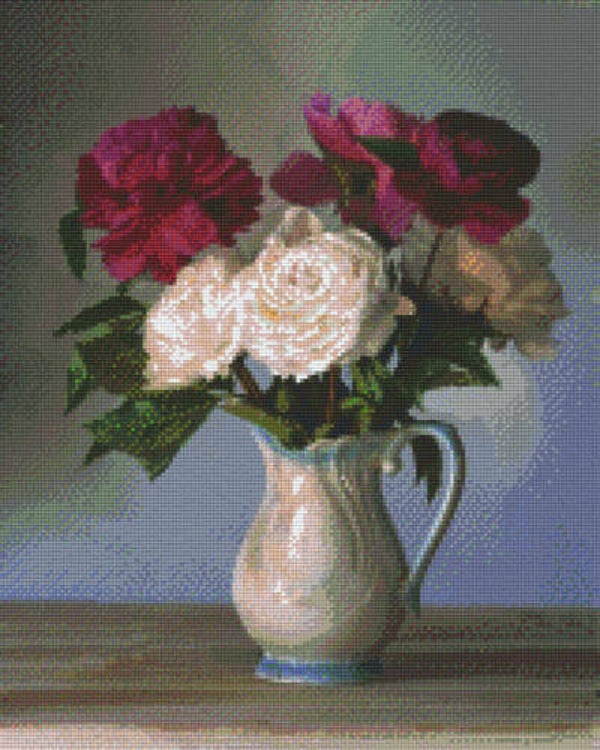 Kit 16 Plaques Fleurs