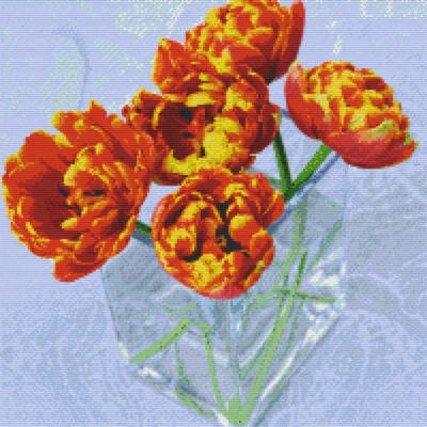 Kit 20 Plaques Fleurs