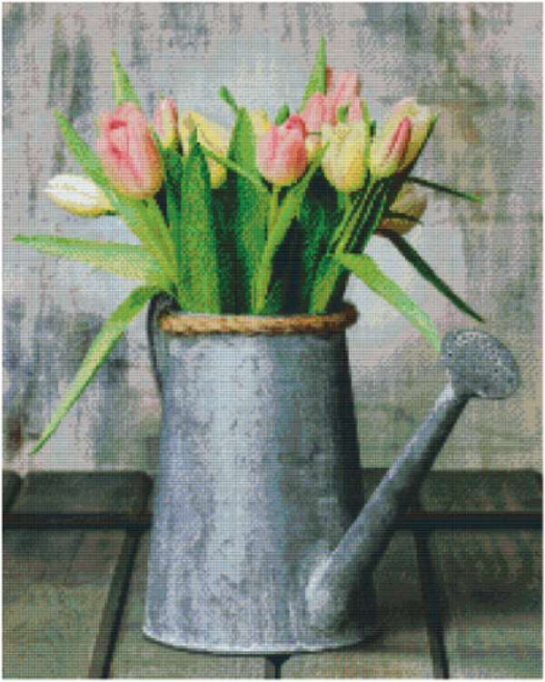 Kit 25 Plaques Fleurs