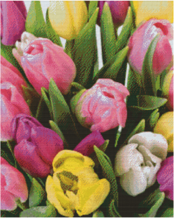 Kit 25 Plaques Fleurs