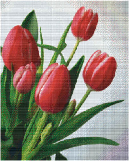 Kit 25 Plaques Fleurs