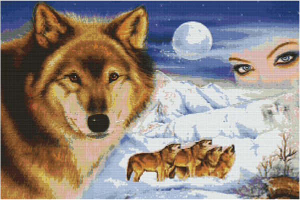 Kit 30 Plaques Loup