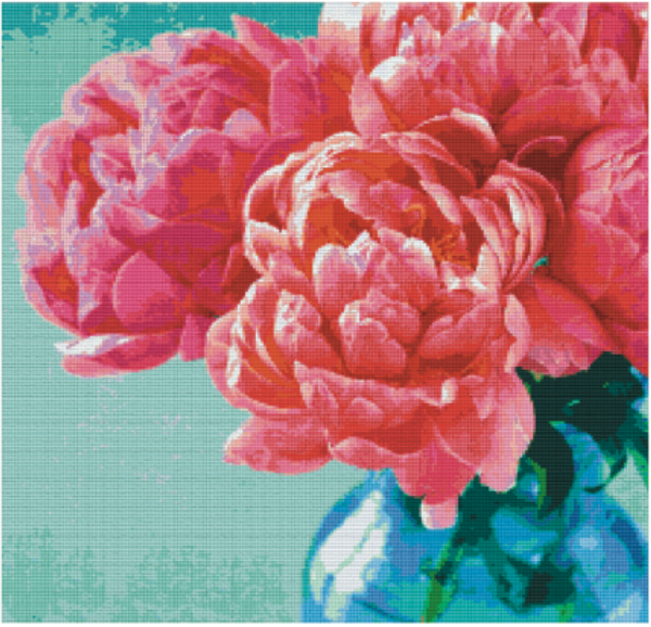 Kit 30 Plaques Fleurs