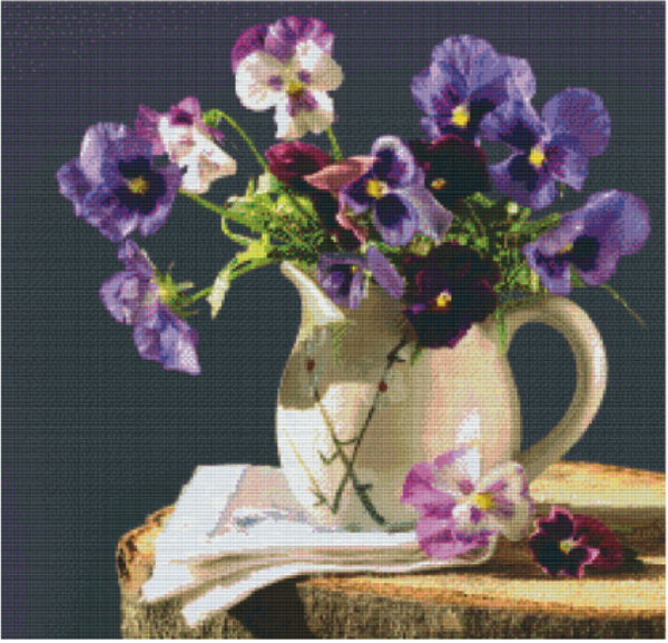 Kit 30 Plaques Fleurs