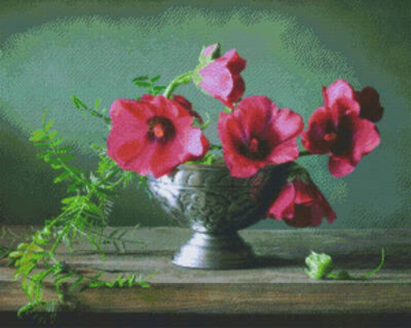 Kit 36 Plaques Fleurs