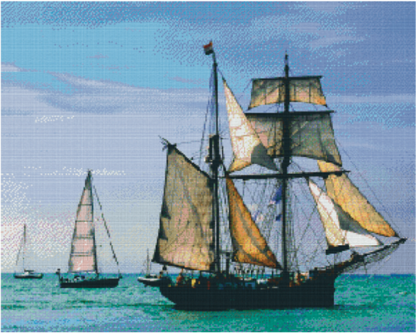 Kit 36 Plaques Bateaux