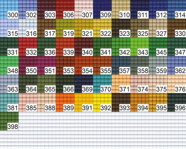 Carré de Pixels Du Numéro 300 à 398