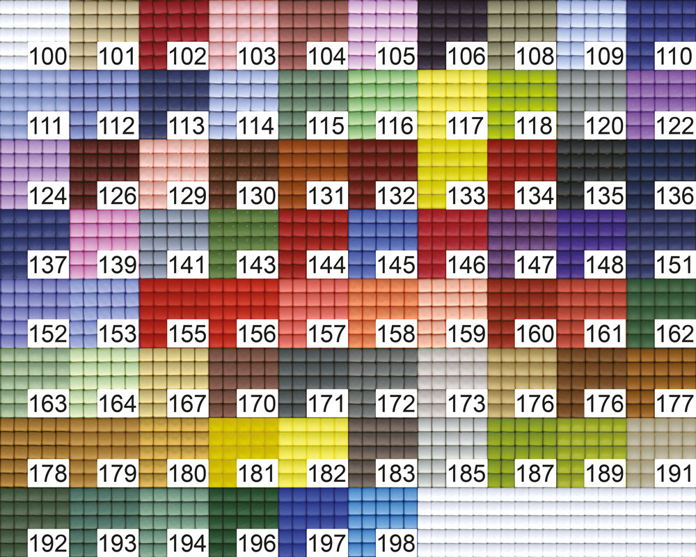 Carré de Pixels Du Numéro 100 à 198