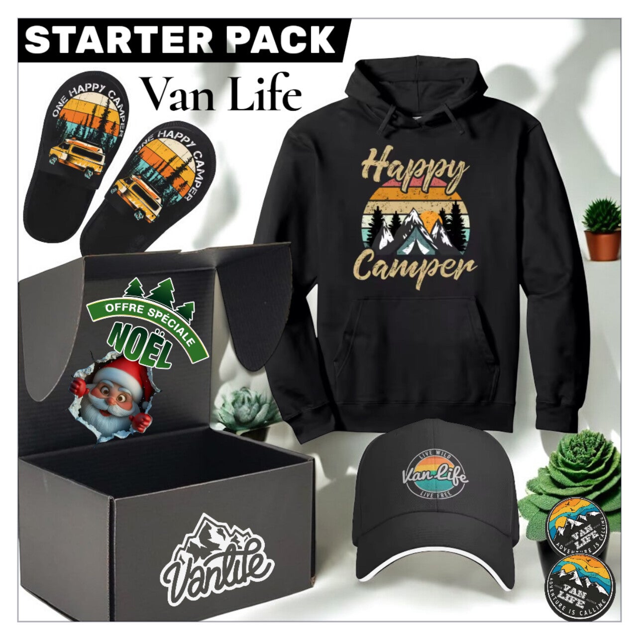 Starter Pack Van Life – Édition Noël – Promotion –  Cadeau Unique