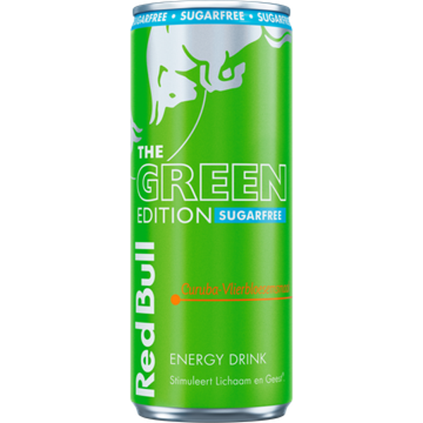 Red Bull Green Curuba Vierbloessem Sugarfree!! 250 ml