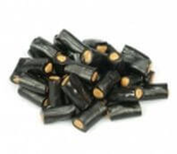 Dropstaafjes met Salmiak vulling schepsnoep