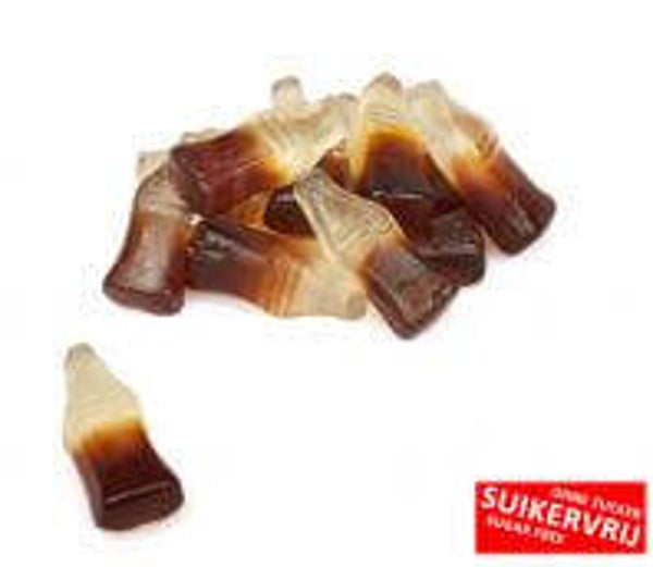 Cola Flessen Sugarfree per 100 gram